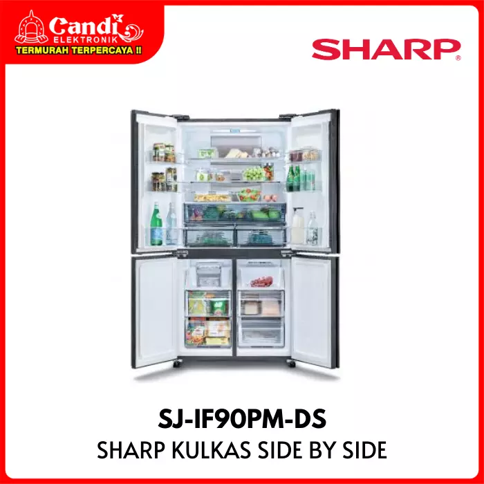 KULKAS SIDE BY SIDE SHARP